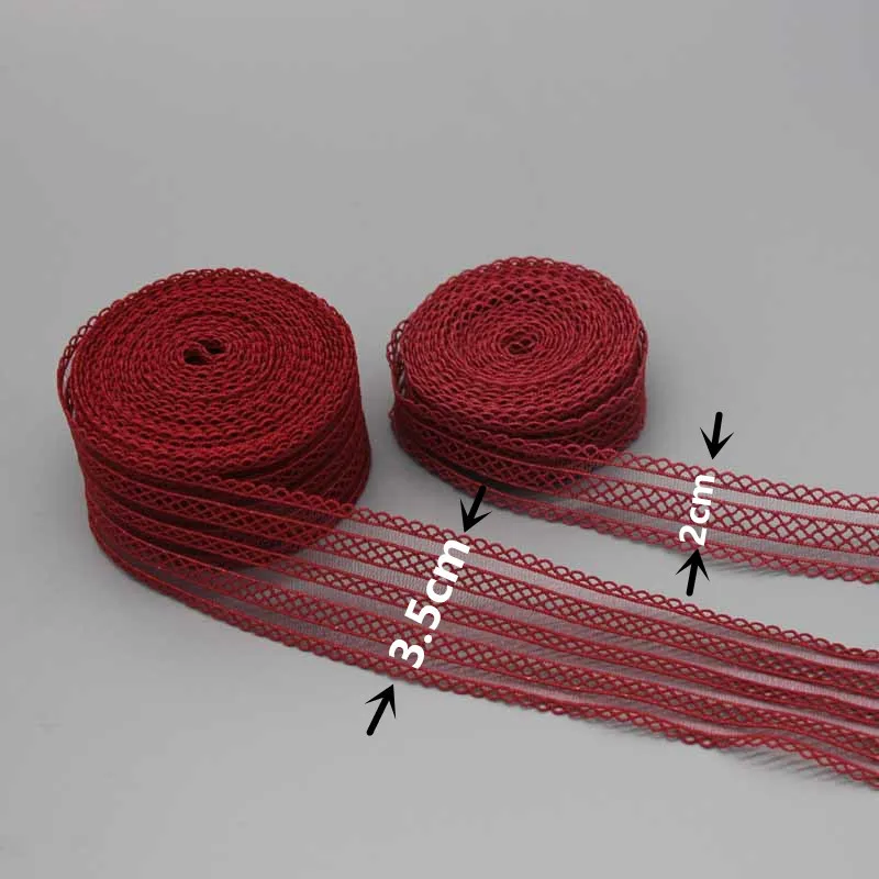 Эластичная кружевная отделка 20 мм 35 мм, аксессуары для самостоятельного пошива одежды, эластичная кружевная ткань, оптовая продажа