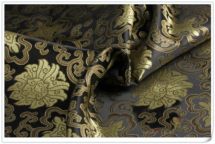 Honour Flowers style Brocade Fabric Damask Jacquard Apparel Costume Upholstery Furnishing Curtain DIY Clothing Material BY meter