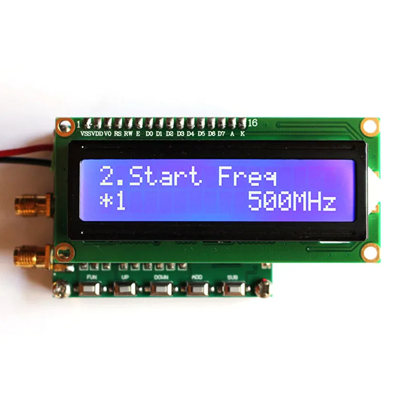 AD9954 DDS signal generator module sine wave square wave RF signal source 400M frequency sweep function RF signal generator