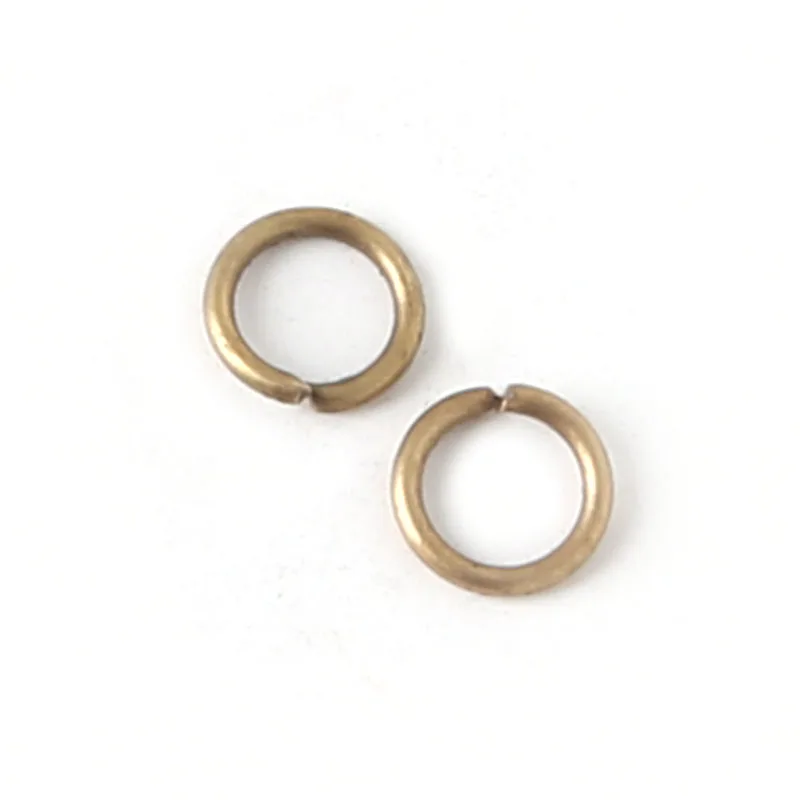 Beadia 600pcs 0.7*5mm/0.8*6mm/0.8*7MM link loop Silver Gold Rhodium Black Bronze Open Jump Ring for DIY Jewelry Findings