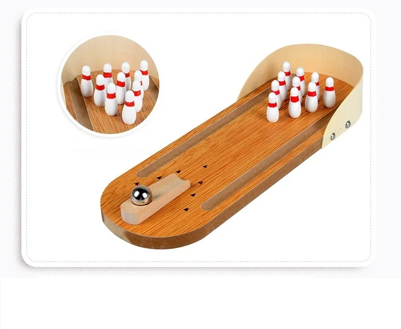 Mini Table de Bowling, Table de fête en famille, jeux de société, jouets pour enfants et adultes