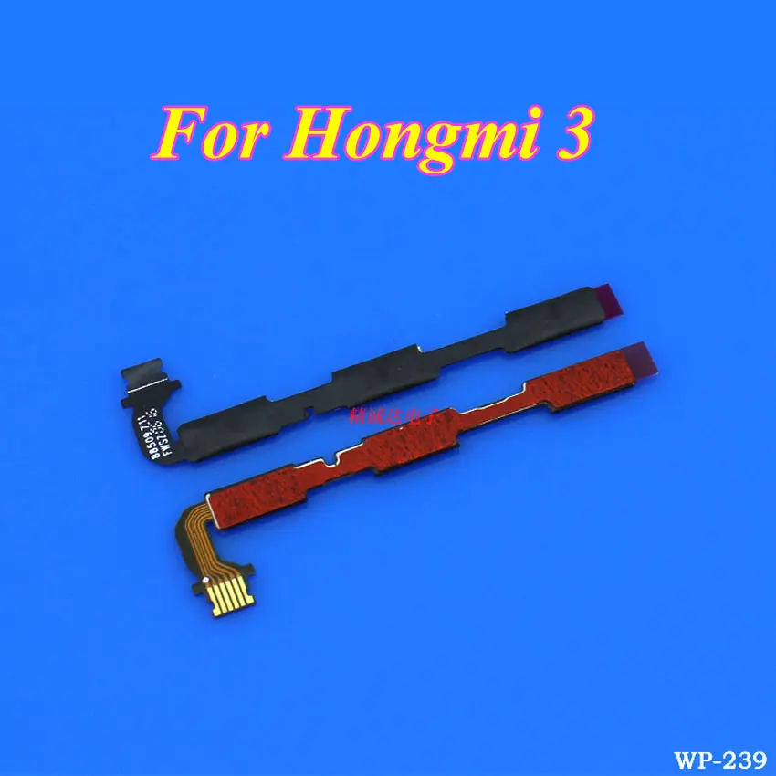 ปริมาณสวิตช์เปิดปิดปุ่ม Flex Cable สำหรับ Xiaomi Mi3 Mi4 Mi 4C 4S 4i Mi5หมายเหตุ Max สำหรับ Redmi หมายเหตุ2 3หมายเหตุ3G 4G Hongmi 3