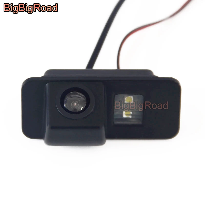 BigBigRoad Car Rear View Parking Camera For Ford Mondeo Ba7 Fiesta Focus 2 Hatchback S-Max S Max Kuga 2006 2007 2008 2009 2010