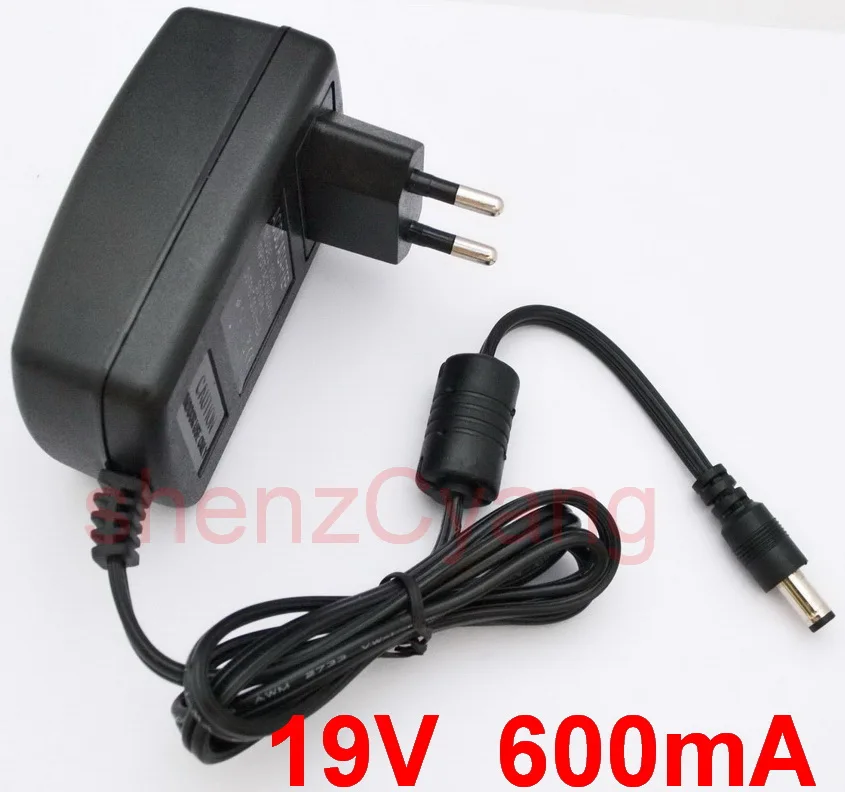 1pcs 19V 0.6A charger Adaptor Vacuum Cleaner Parts for ilife x5 v5 v5s v3 X800 a4s a4 V50 a6 T4 V5S pro Robot Vacuums19V 600mA