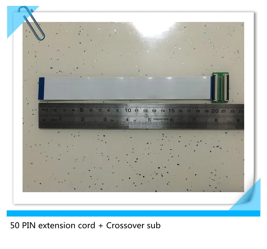 

FFC FPC flat flexible cable 0.5mm pitch 50 pin Crossover sub Length 200 mm