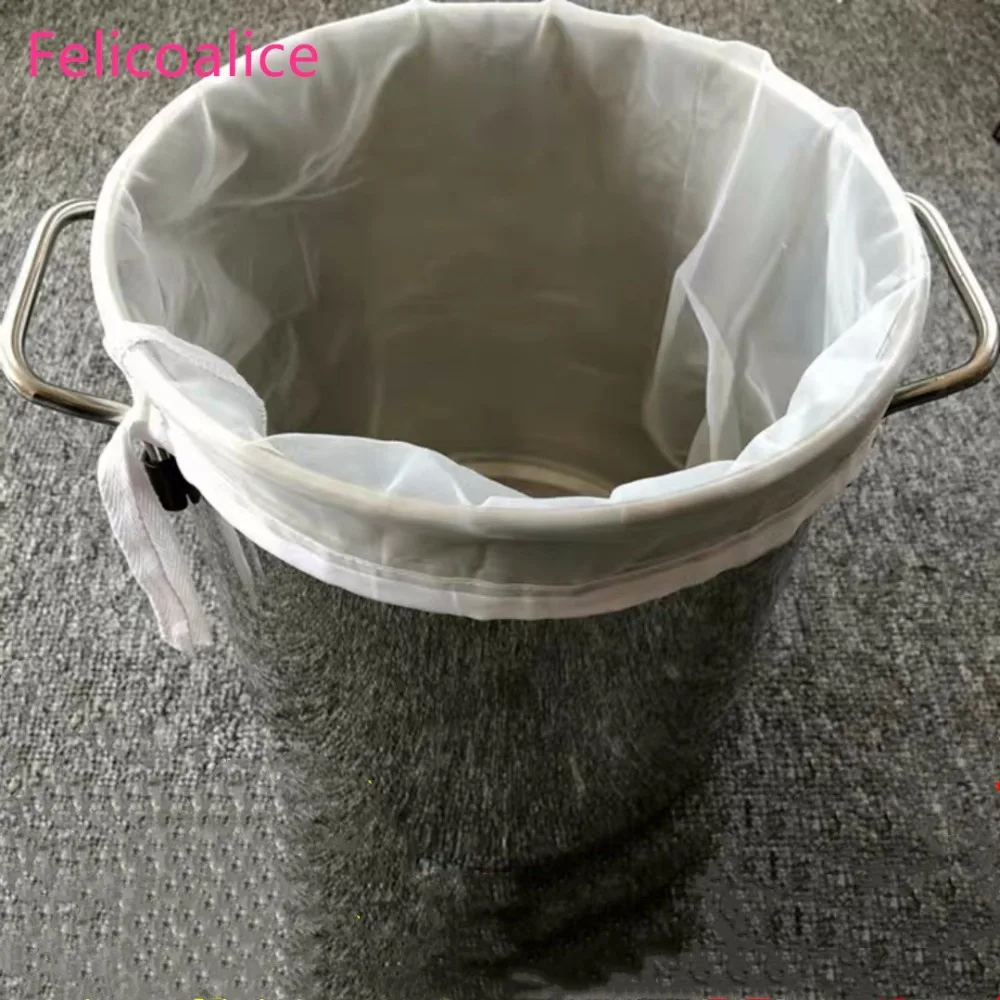 A Type Home Brew Filter Bag Brewing Reusable Wort Fine Mesh Grain Filter Bag For Malt Boiling 1PCS