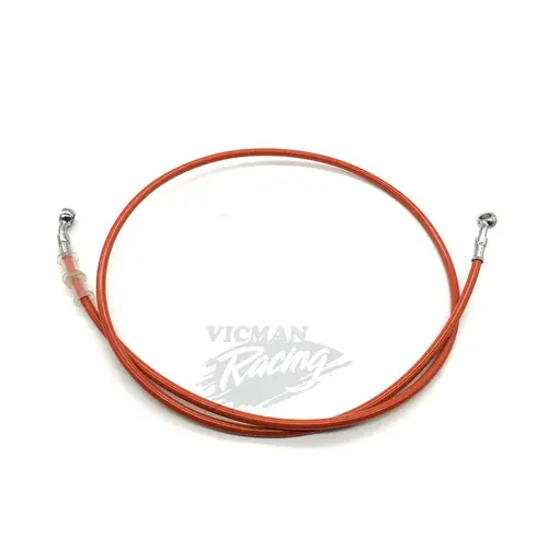 Motorcycle Dirt Bike Braided Brake Hose Line Steel Brake Cable Hydraulic Banjo Pipe 400mm-1500mm for Motorcycle Universal Racing - Image 6