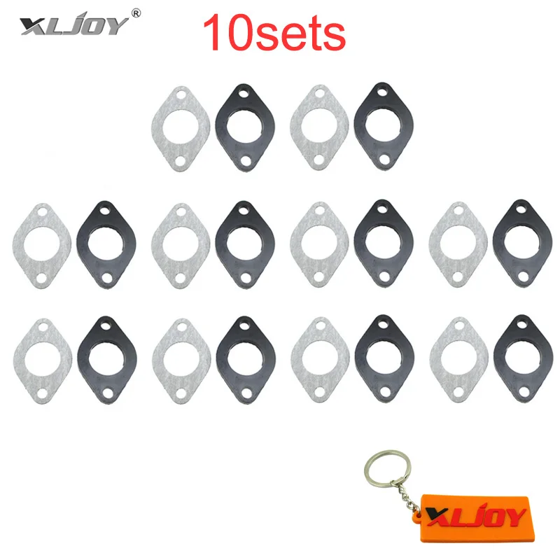 XLJOY GY6-150 Intake Pipe Manifold Spacer Insulator Gasket 23mm For Chinese GY6 125cc 150cc Moped Scooter ATV Go Kart