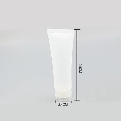 

100pcs wholesale 30ml matt white mildy wash soft tube, Cosmetic butter hand cream tube,30 ml Cream Lotion Empty Tubes