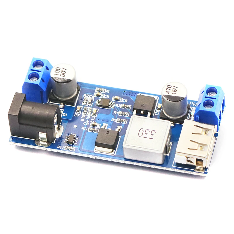 

5A DC-DC Buck Power Supply Module 24V/12V to 5V Power Converter Module Super LM2596S