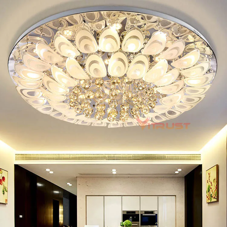 Creative Peacock Ceiling Light Minimalist LED Home Ceiling Lighting Surface Mounted LED Ceiling Lamps for Living Room Bedroom