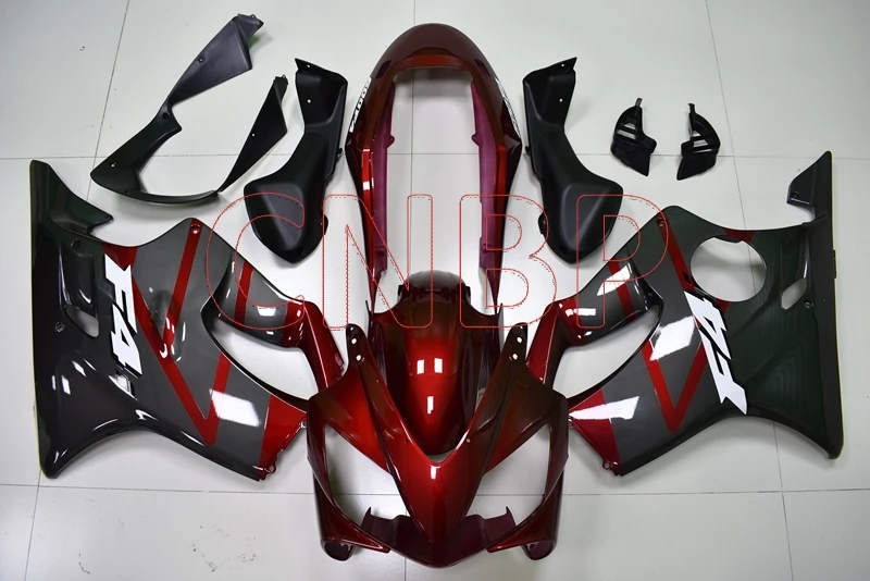 Fairing Kits CBR600F4i 2004 - 2007 Red Black Grey Fairing Kits CBR600 F4i 2007 Fairings CBR 600 2006 no paint