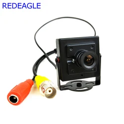 REDEAGLE CCTV 아날로그 보안 카메라, 3.6mm 렌즈, 미니 금속 바디 항공 사진, 700TVL