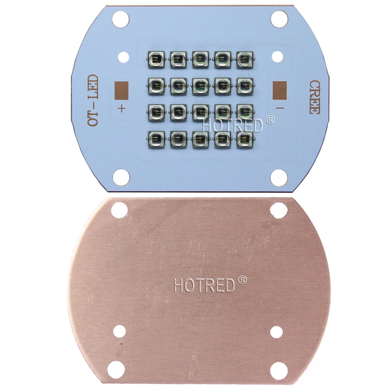 Imagem -04 - Lâmpada de Luz de Alta Potência ir Led Emitter 3535 Chip Infravermelho 10w 20w 30w 50w 850 nm 940 nm 850nm 940nm