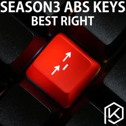 Novelty Shine Through Keycaps ABS Etched, light,Shine-Through best right black red custom mechanical keyboards light oem profile