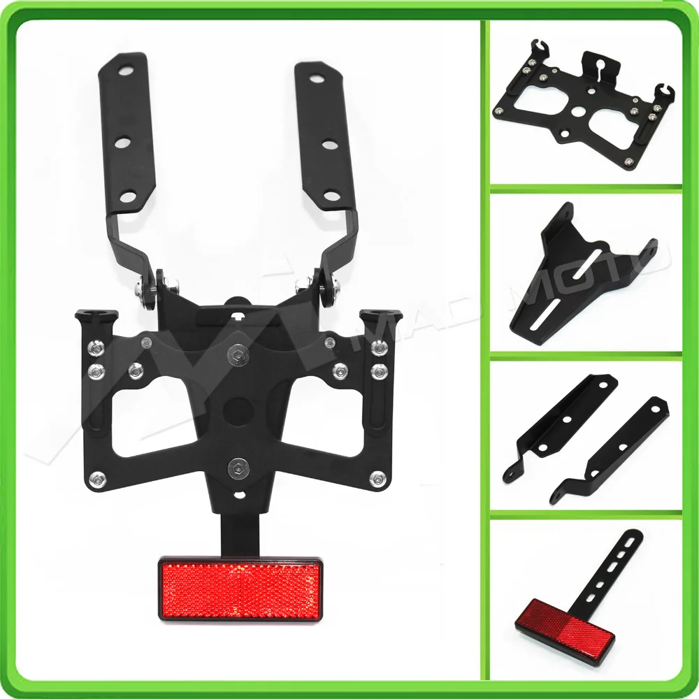 

For Suzuki GSXR 1000 GSX-R1000 GSXR1000 2007 2008 K7 K8 Motorcycle Adjustable Fender Plate Bracket License Plate Holder