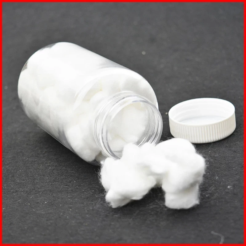 Álcool Bola De Algodão para Fibra Óptica, Limpeza Desengordurada, Fiber Fusion Splicing, Frete Grátis, 1 Garrafas, 2 Garrafas