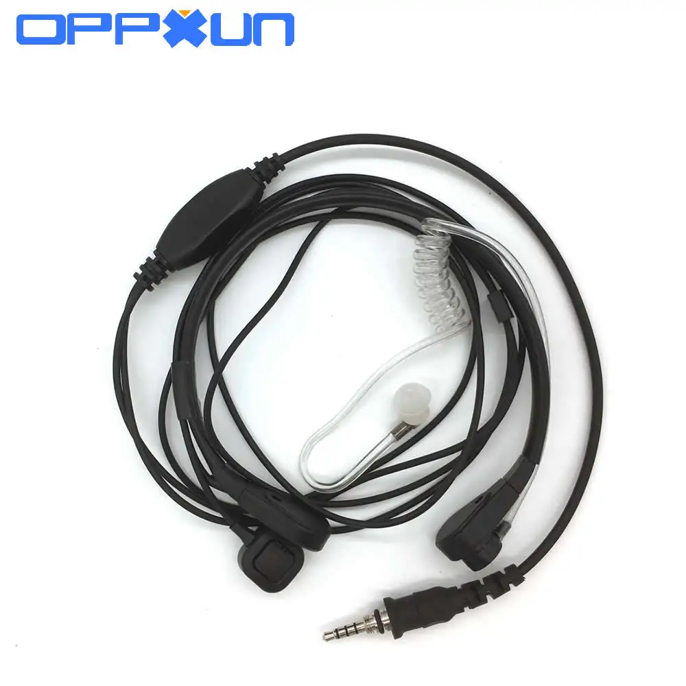 OPPXUN Headset With Big PTT Button For Yaesu Radio VX7R VX6R VX120 VX127 VX170 VX177 VX6E VX7E Walkie Talkie Earpiece