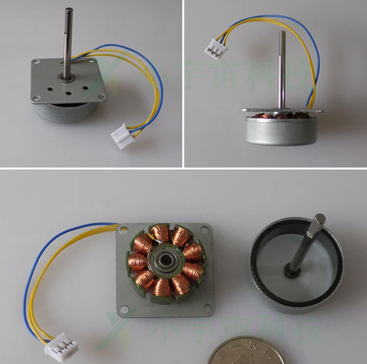 3V-24v mini three-phase alternator three-phase generator Wind turbines Hand generator dynamo