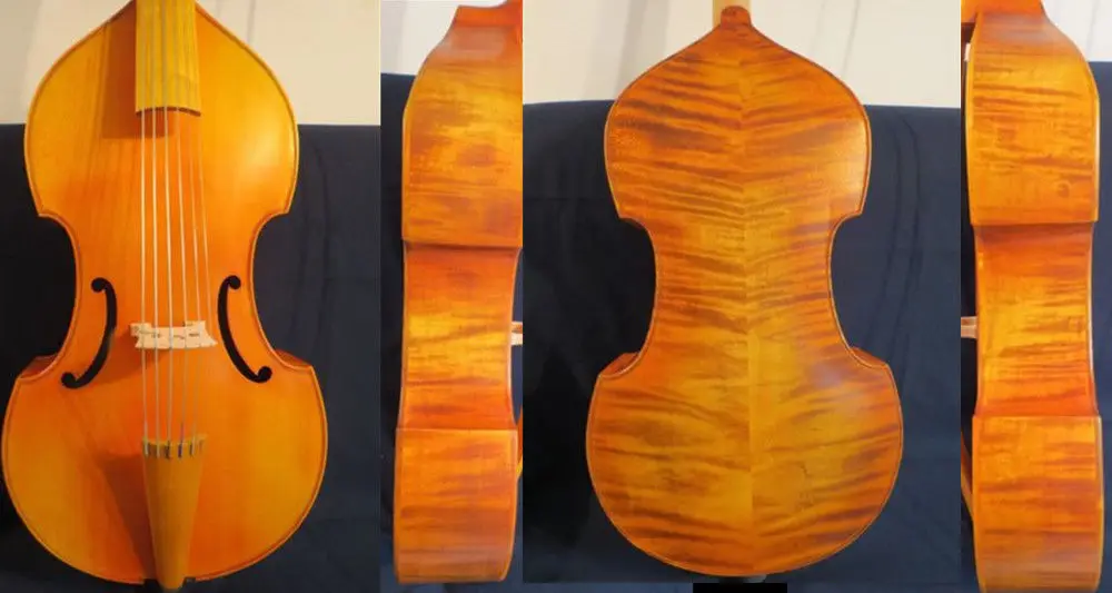 

Baroque Style SONG Brand maestro Treble 6 string 22 1/2 " viola da gamba #12242