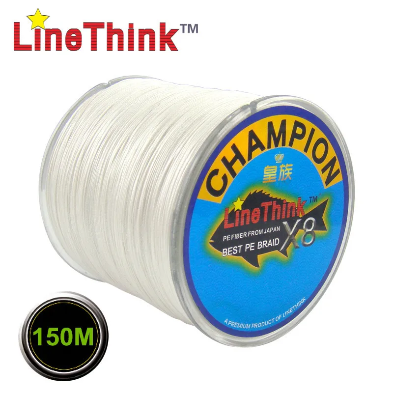 

150M GHAMPION LineThink Brand 8Strands/8Weave Best Quality Multifilament 100% PE Braided Fishing Line