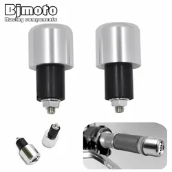 Bjmoto motorcycle CNC 22mm Handlebar Grip End Anti Vibration Silder Plug for honda suzuki Kawasaki yamaha r3 r25 mt09 mt07 moto