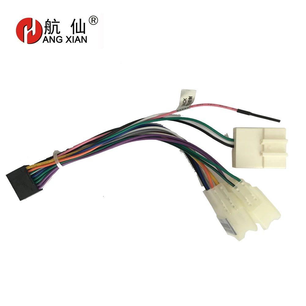 2din Car Radio Female ISO Radio Plug Power Adapter Wiring Harness Special for Toyota Universal corolla camry harness power cable