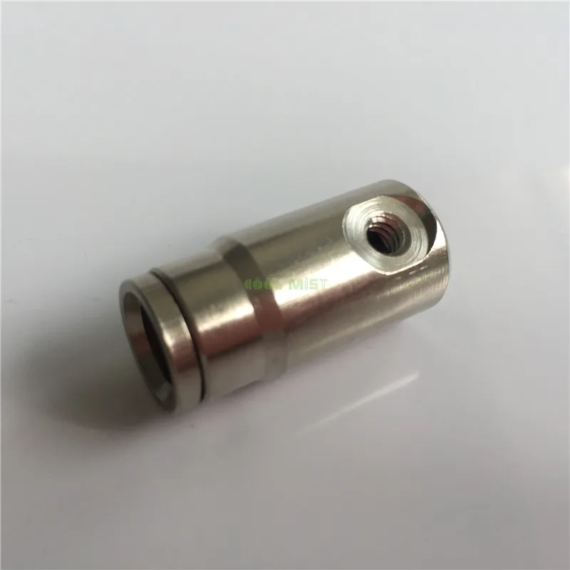 S111 Brass cap end Stoppers 3/8'' plugs with one nozzle hole seat 10/24UNC quick fitting for misting system 5pcs/lot