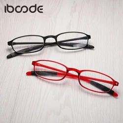 Iboode-gafas de lectura para hombre y mujer, lentes flexibles, ultraligeras, suaves, para presbicia, Unisex