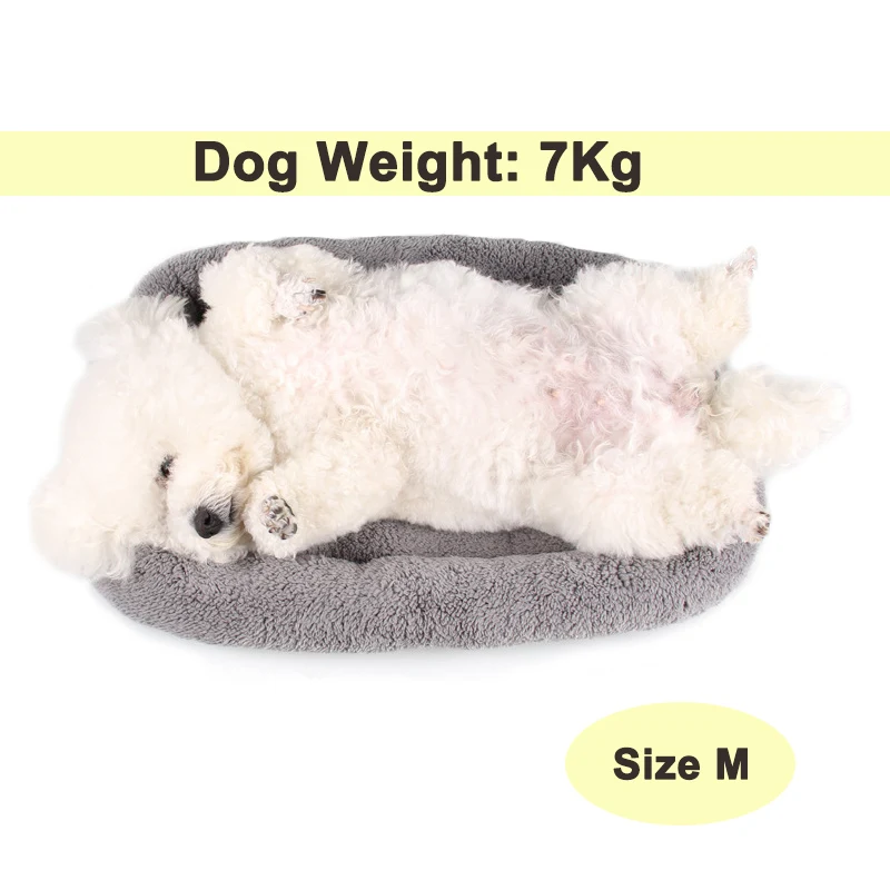 YUDODO Pets Cushions Large Dog Beds Warm Soft Blanket For Small Medium Pet Sleeping Mat Mattress 95*68cm/80*60cm/65*45cm/55*35cm