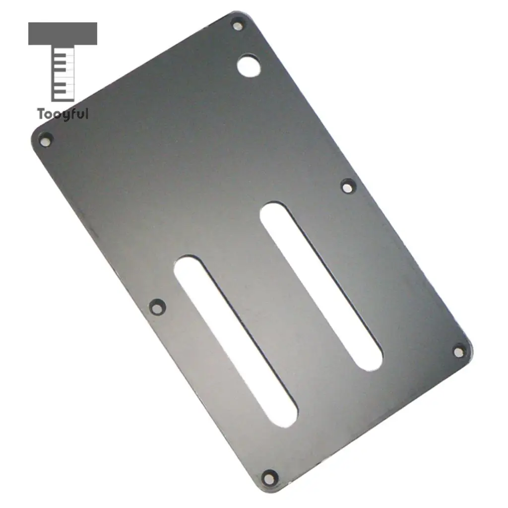 Tooyful 1x Replacement Parts 2 Slot Style Back Plate Backplate Trem Cover for Electric Guitar