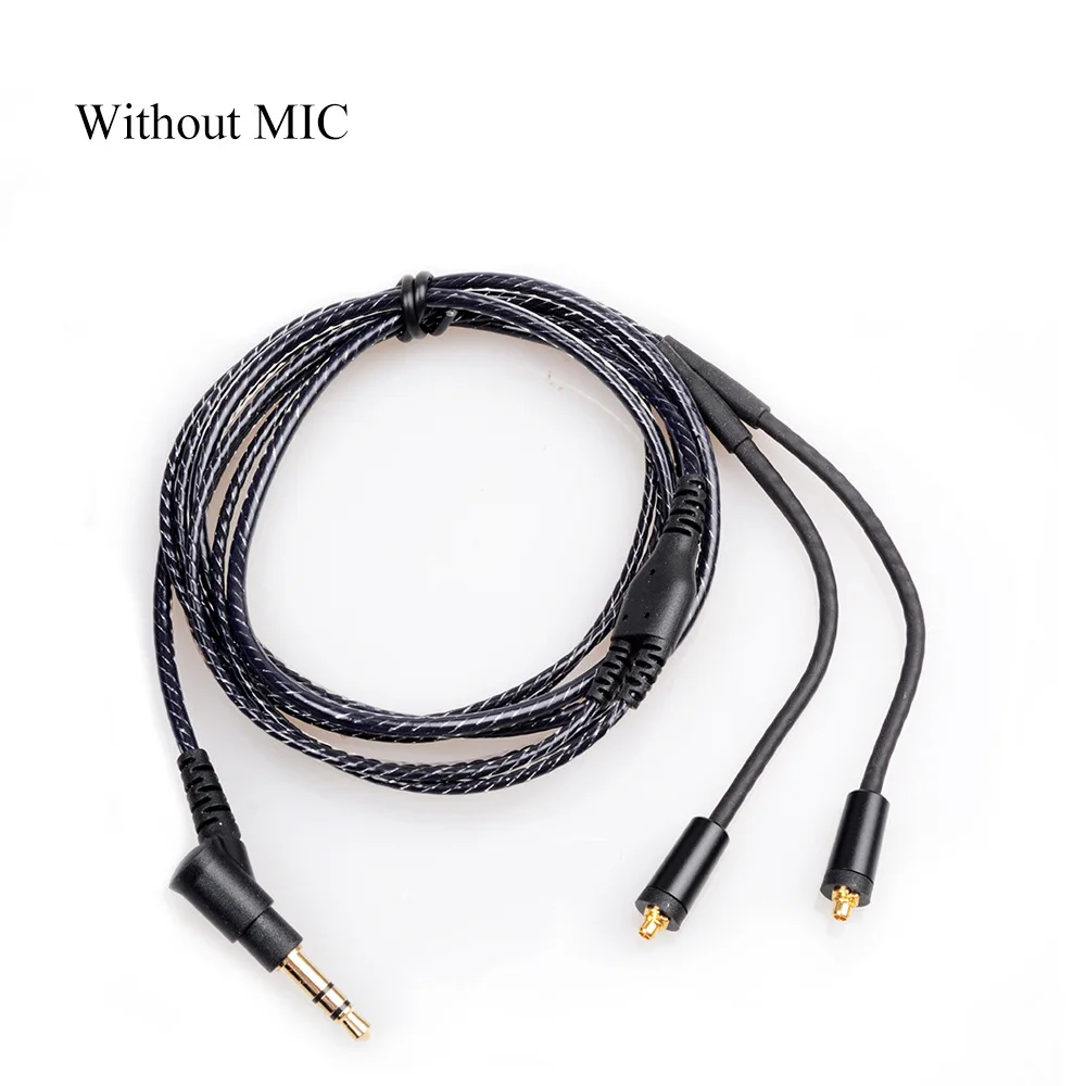 OKCSC Replacement Earphone Cable MMCX jack Headphone Cord 3.5mm plug for SONY XBA-Z5 SHURE SE215/315/535/846/UE900 No mic