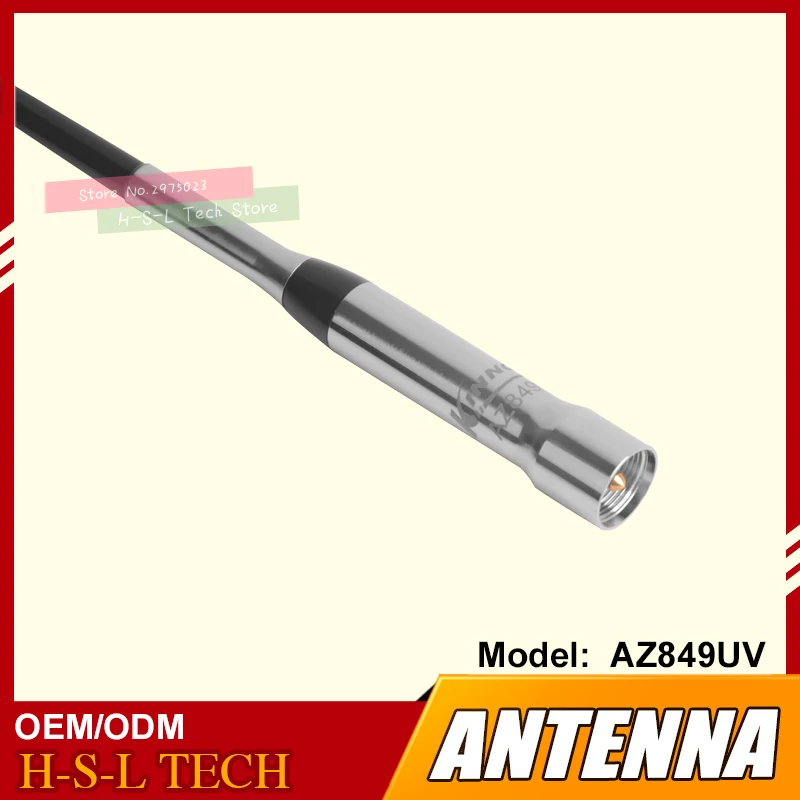 Antenne Radio amateur Mobile VHF/UHF pour voiture, 144/430MHz, en plastique renforcé de Fiber de verre, pour connecteur TYT Baofeng PL-259