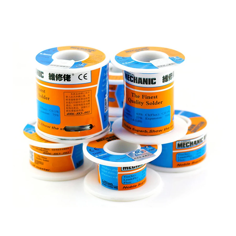 

MECHANIC 100g Solder Silk low Temperature Rosin Flux Low Melting Point Solder Wire Soldering Tin BGA Welding