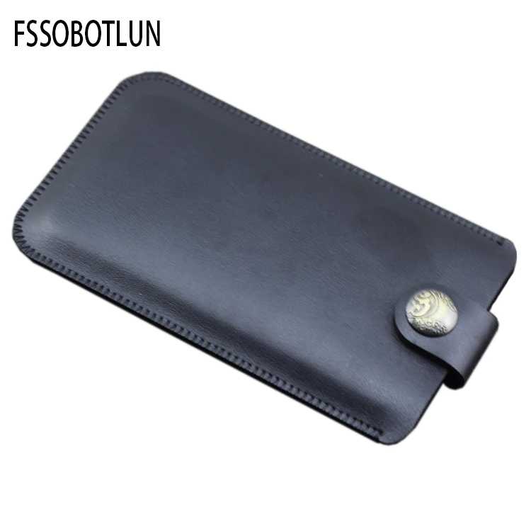 FSSOBOTLUN,For Samsung Galaxy S24 Ultra Phone Case Sleeve Pouch Cover for Galaxy S24 Handmade Microfiber Leather Protective Case