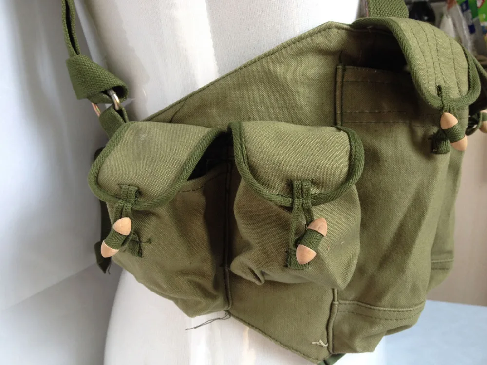 Original Vietnam War Chinese Type 56 AK Chest Rig Ammo Pouch- CN004