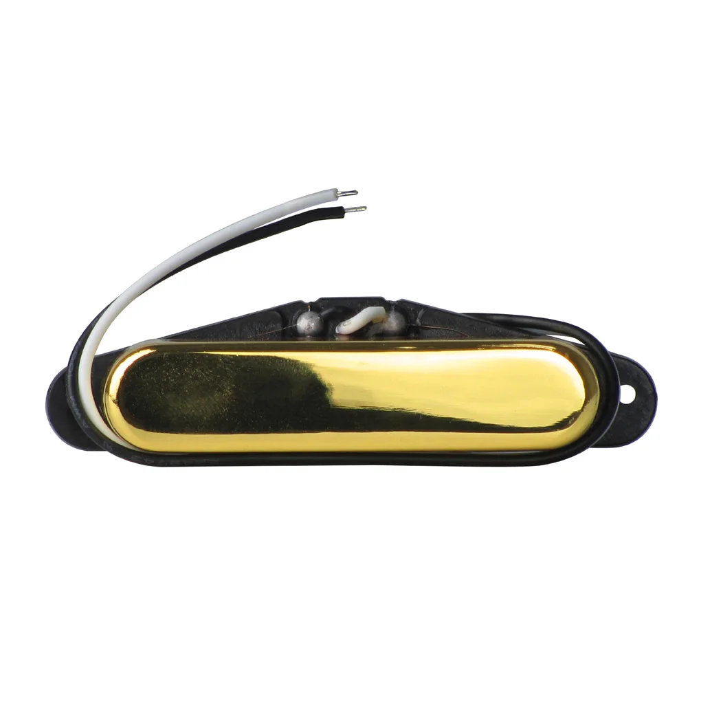 FLEOR 1 Stück Alnico 5 E-Gitarren-Tonabnehmer, Single-Coil-Tonabnehmer für TL-Gitarren, Nickel / Gold / Schwarz zur Auswahl – Detail 3