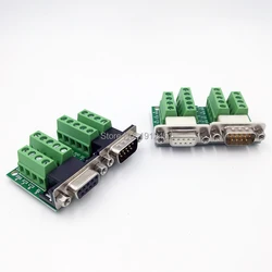 DB9 connector RS232 RS485 COM Signals Terminal Module Interface Converter adapter data Male Female D Sub