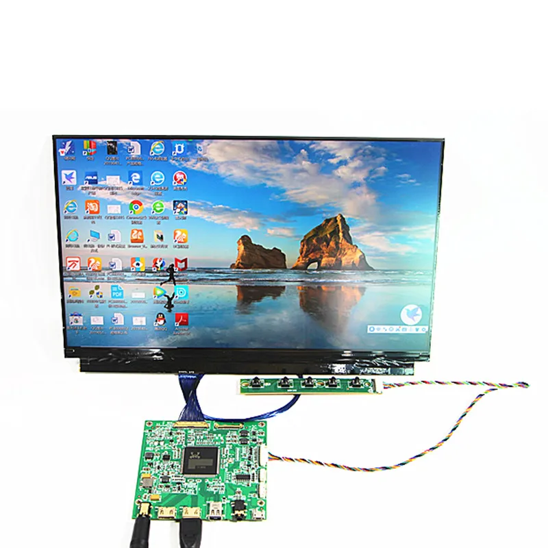 DP+2mini HDMI+Audio LCD driver board+12.5 inch LCD panel LQ125D1JW34 3840 * 2160 4K LCD DYI kits for Raspberry Pi 3B 2