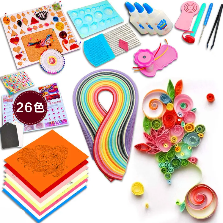 DIY craft paper  paper Quilling tool set beginner based paper quilling origami materials tool