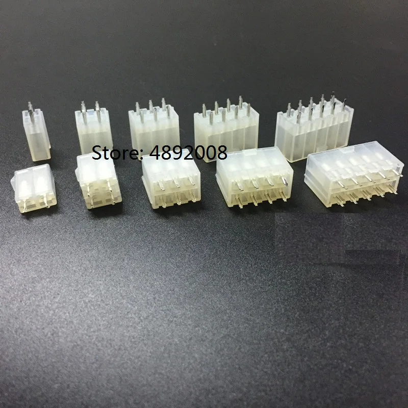 5569 5557 2X2PIN 4PIN double socket 2*2PIN 4.2MM flat needle needle spacing 10PCS/LOT 2X1 2X2 2X3 2X4 2X5 2X6 2X7 2X8 2X9 2X10