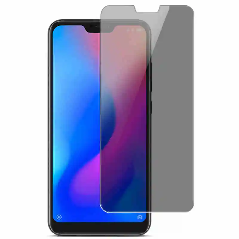 واقي شاشة لـ XIAOMI REDMI NOTE 7/NOTE 7 PRO/F1/Mi 6X/Mix 2S/MAX 3 ، فيلم زجاجي مقسّى ، مضاد للتجسس