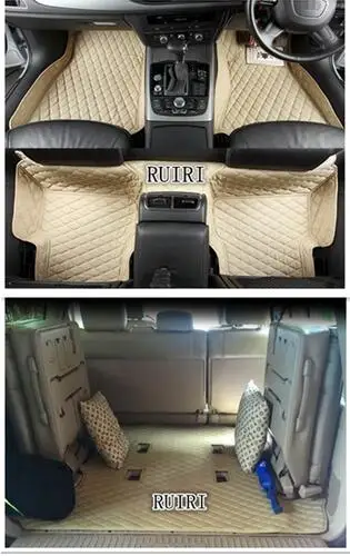 Free shipping! Custom special floor mats for Right Hand Drive Toyota Land Cruiser 100 7 seats 2007-1998 waterproof rugs carpets