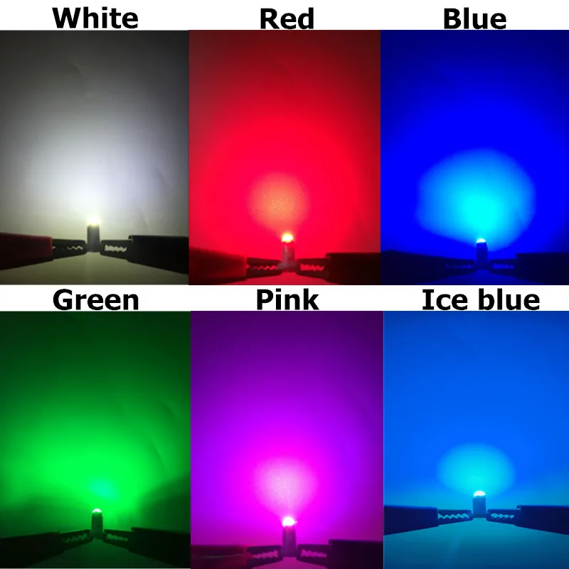 10 pcsT3 T4.2 T4.7 T5 led car dashboard light instrument automobile door Wedge Gauge reading lamp bulb 12V led smd Car Styling