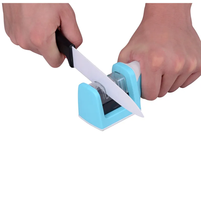 Nuoten Brand Two Stages Diamond/Ceramic Kitchen Knife Sharpener/Sharpening Stone Household Sharpener Kitchen Knives Tools