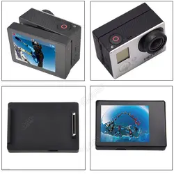 Suptig Lcd Screen For Gopro hero 3 3+ 4 Camera LCD Bacpac Display Viewer for GoPro Hero3 3+ 4 Camera Accessories