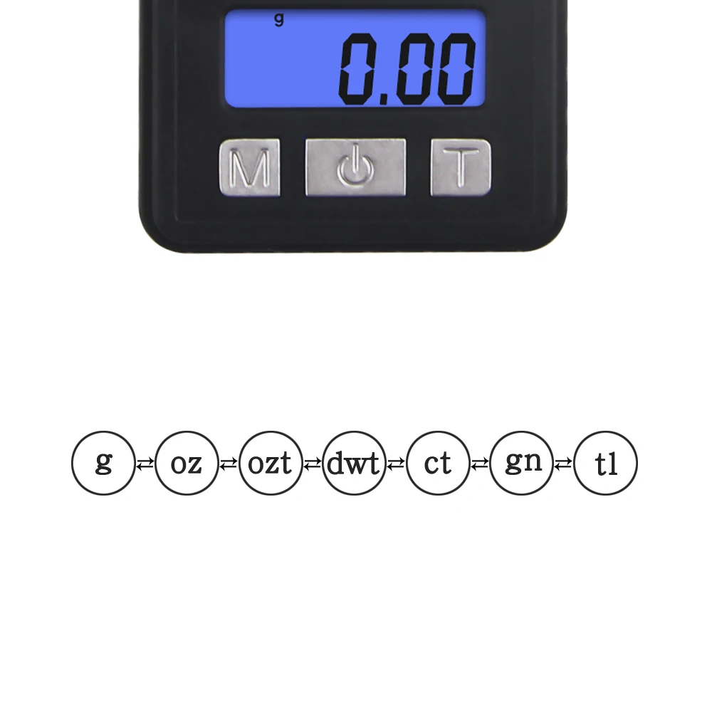 0.01g Digital Pocket Scale Portable LCD Electronic Jewelry Scale Gold Diamond Herb Balance Weight Weighting Scale 100g 200g