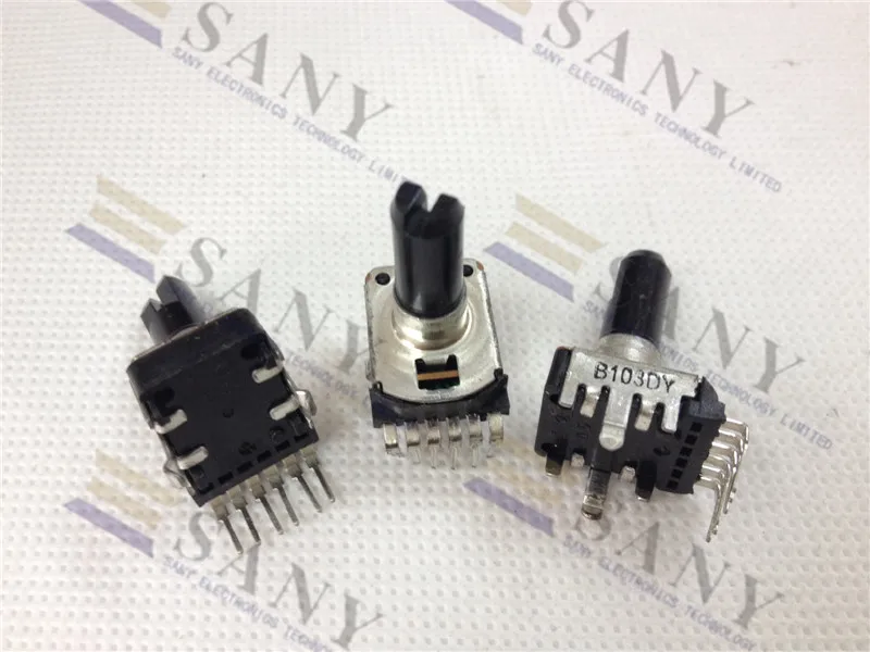 

[LAN] Japanese original Empire NOBLE RK12-B103 B10K 20MM handle 6 feet Potentiometer switch--10PCS/LOT