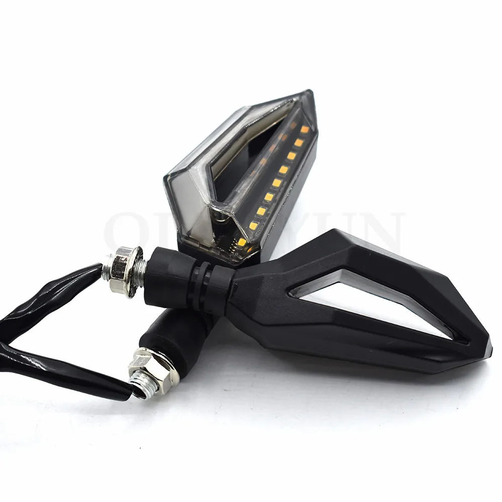Universal motorcycle turn signal light flowing water LED flash for Suzuki GSXR GSX-R 600 750 1000 K1 K2 K3 K4 K5 K6 K7 K8 K9