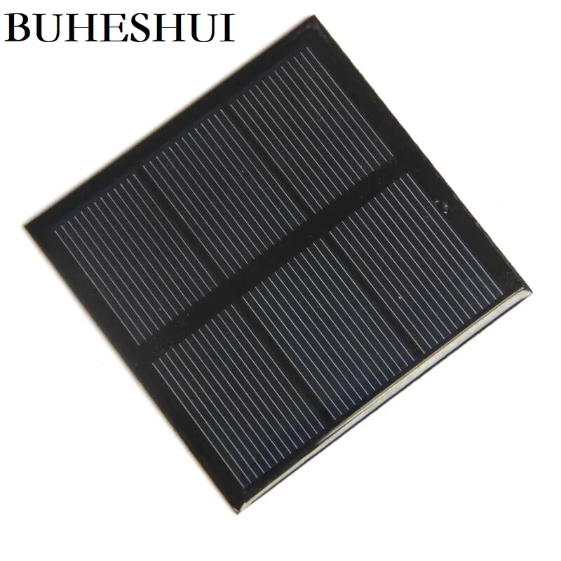 

BUHESHUI 0.7W 1.5V Mini Solar Panel Polycrystalline Solar Cell Small Power 1.2V Battery Charger Led Light Study 1000pcs 70*70MM